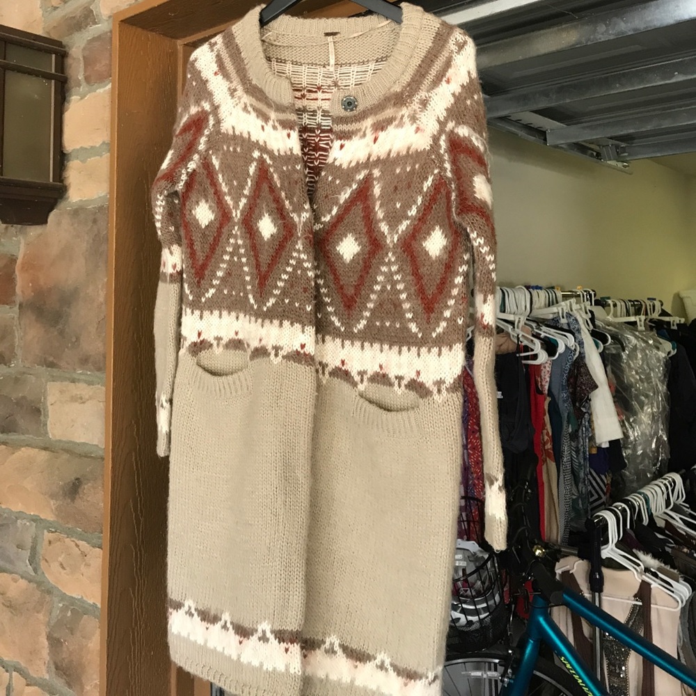 Snap up Free People Aztec Cardigan