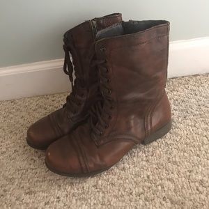 Steve Madden "combat" boots