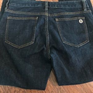 Tory Burch Dark Rinse  super Skinny Jeans size 29