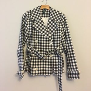 Ralph Lauren plaid trench