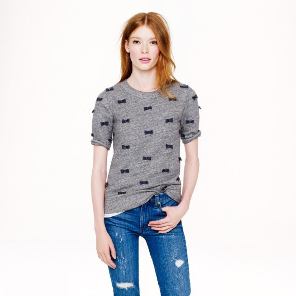 🎉SALE🎉 J.Crew Mini Bows Sweatshirt