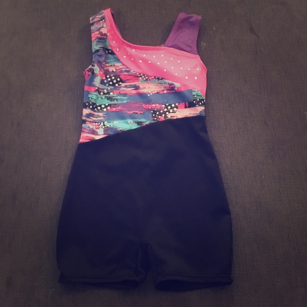 Girls toddler gymnastics leotard