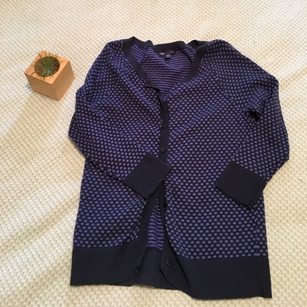 Gap cardigan size small purple