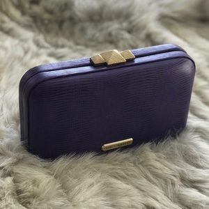 Rebecca Minkoff Purple Hard Clutch