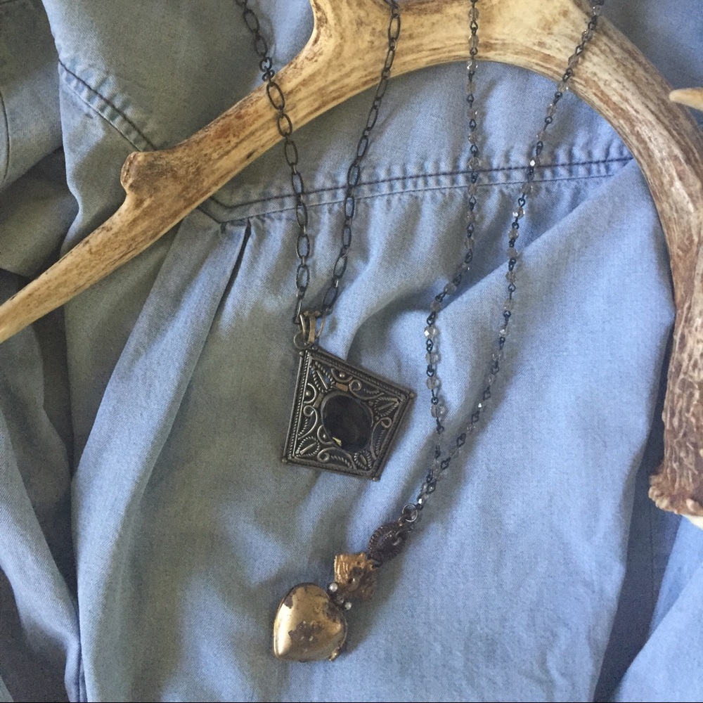 Vintage Style Necklaces - bundle of two