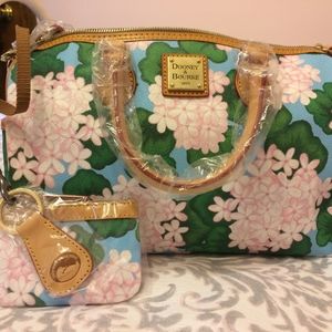 Dooney & Bourke Coated Floral Printed Satchel