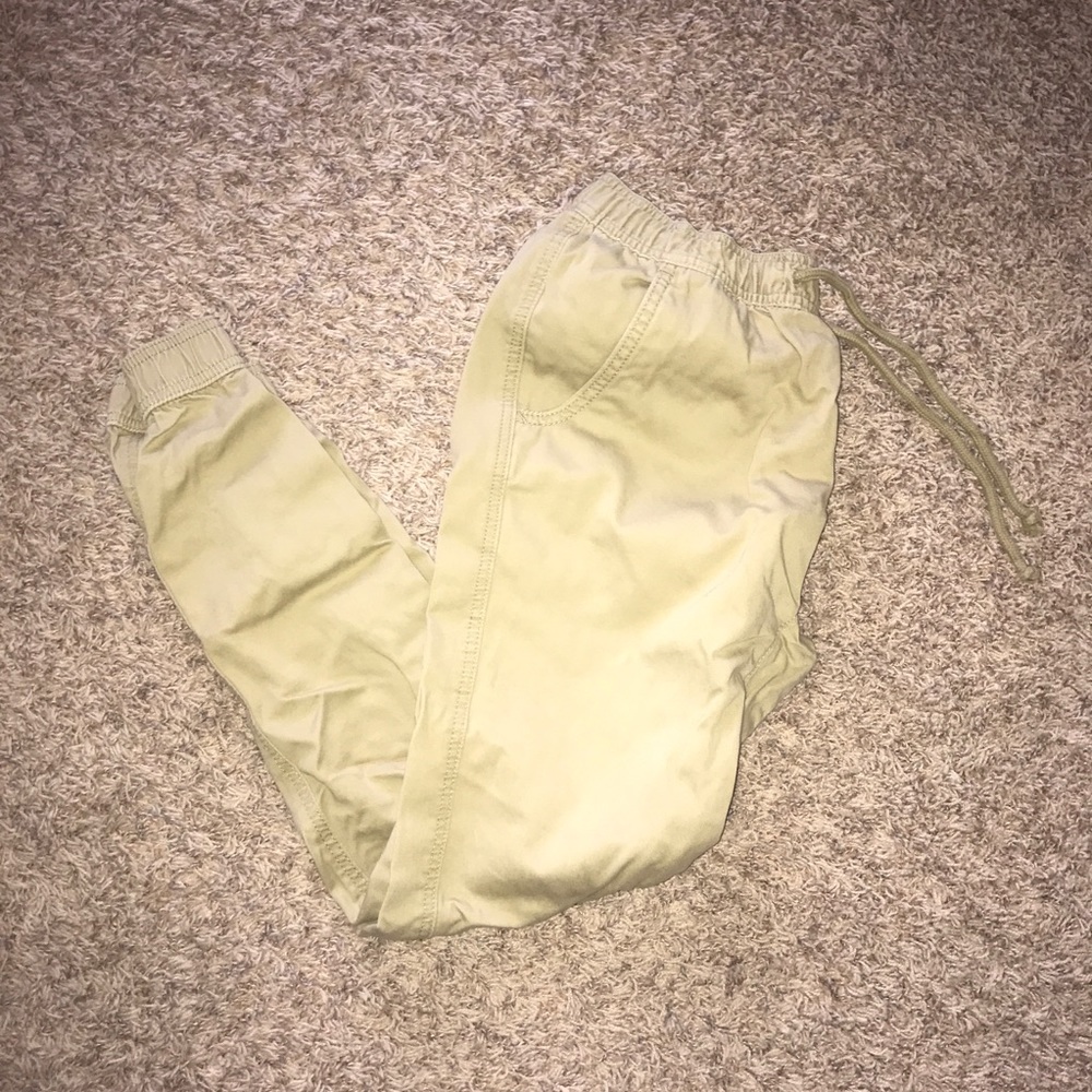 khaki joggers