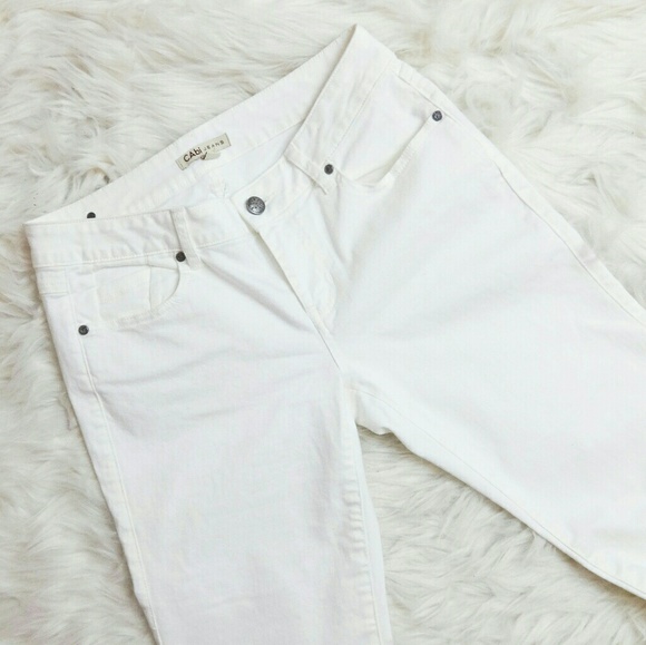 CAbi Denim - CAbi White Stretch Jeans - Style #218r
