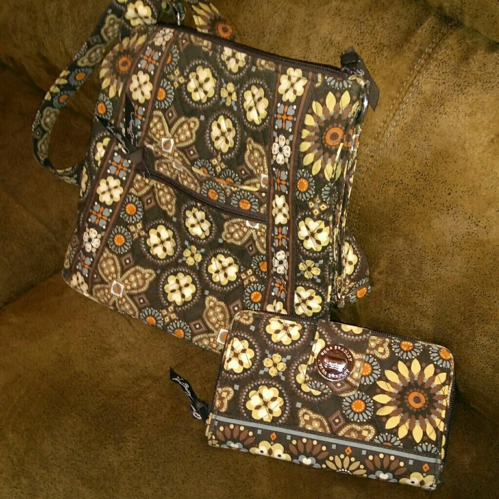 VERA BRADLEY Cassidy Canyon Purse & Wallet