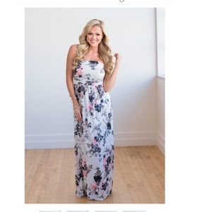 Medium floral maxi dress