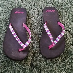 Girls Reef flip flops