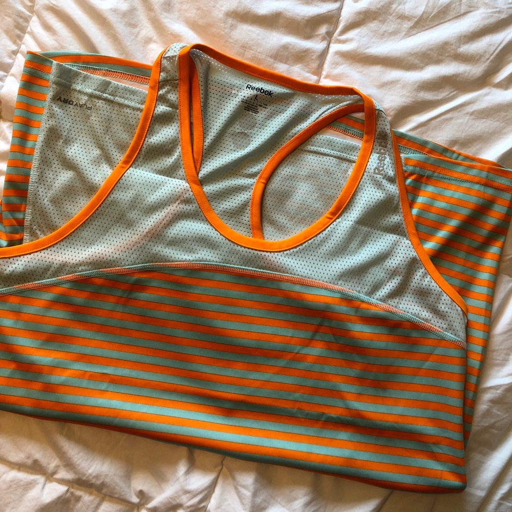 Reebok tank top with reflective details