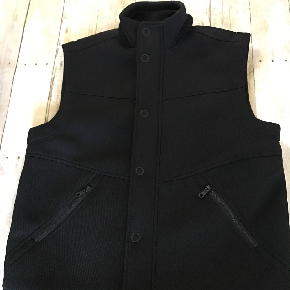 🌲Quinn Men's Outerwear Vest- Black - Super Chic!