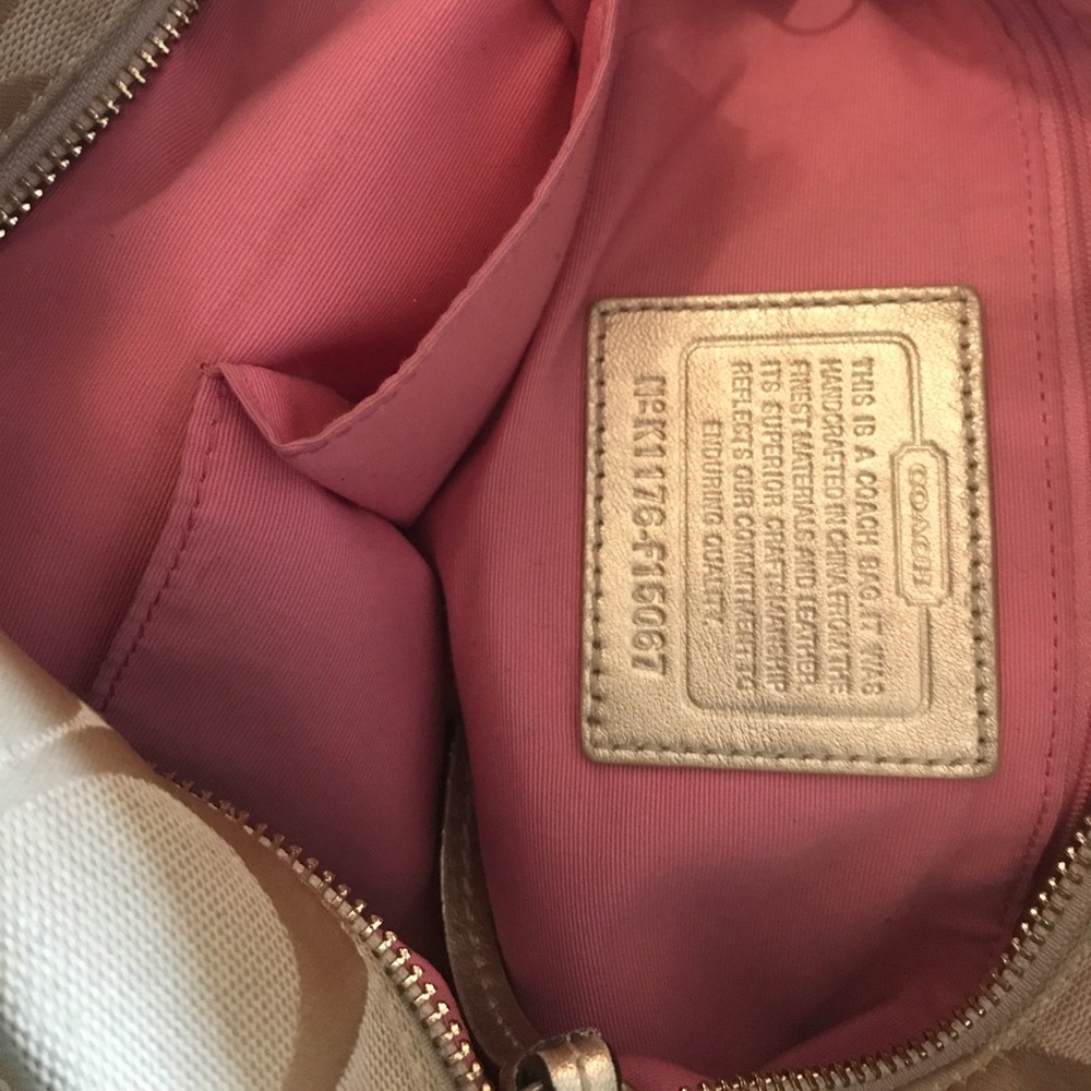 Gold Coach Purse