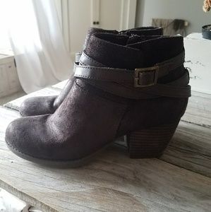Brown booties