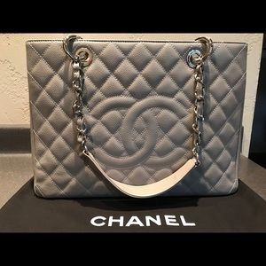 Authentic Chanel Grand Shopping Tote