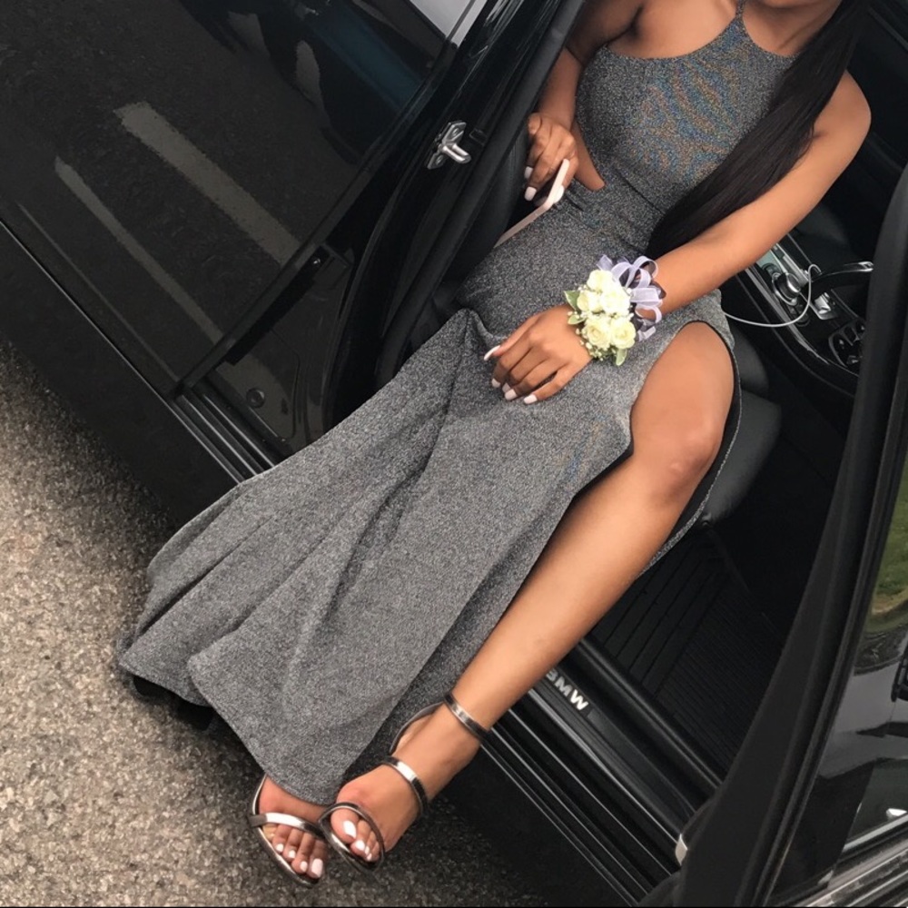 Shimmery event dress