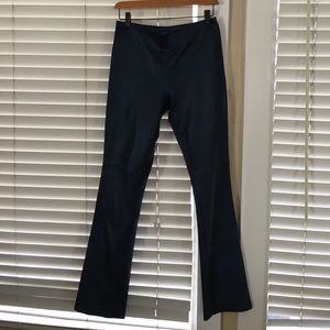 Dark blue leather pants, sz 8, soft!