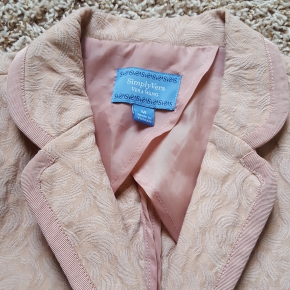 Peach Simply Vera Blazer - Picture 2 of 4