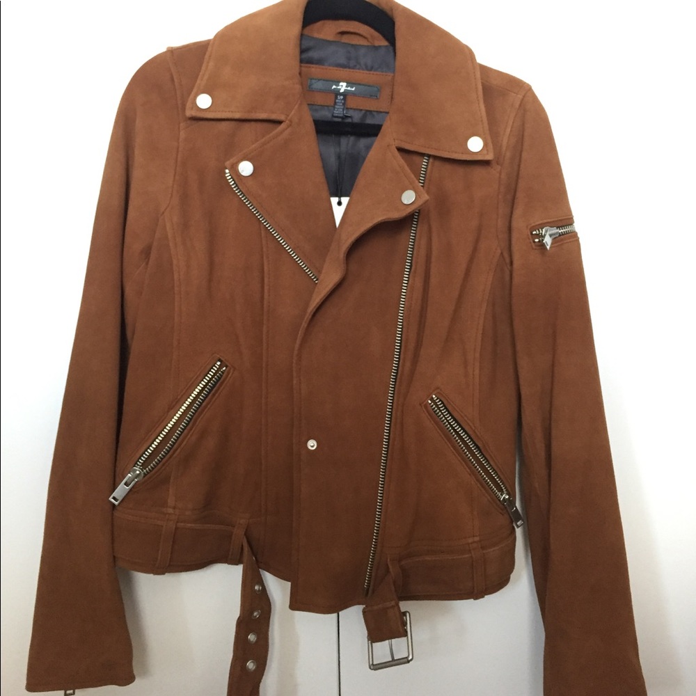 7 for all Mankind suede jacket
