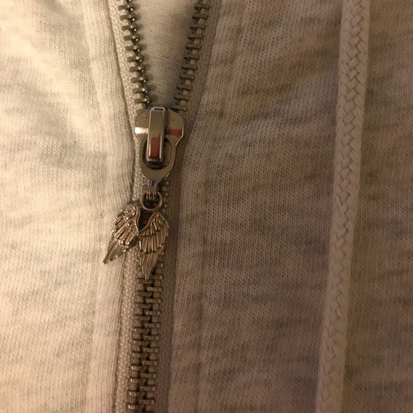 ❌SOLD❌Victoria’s Secret Angel wing sequin zip up - Picture 4 of 5