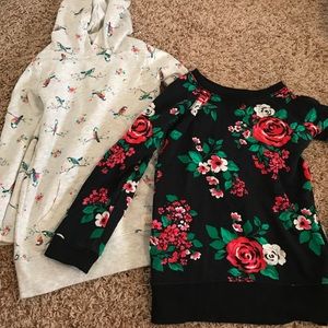 Bundle of two girls tunic/sweaters