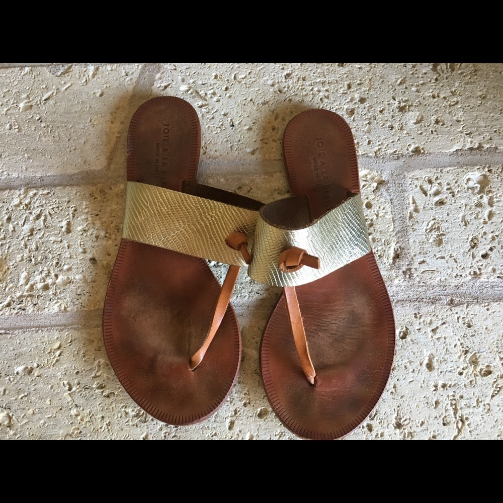 Joie A La Plage Nice metallic sandal