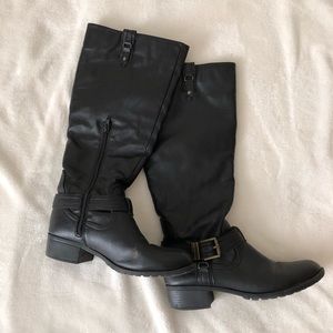 Knee-high Leather Boots