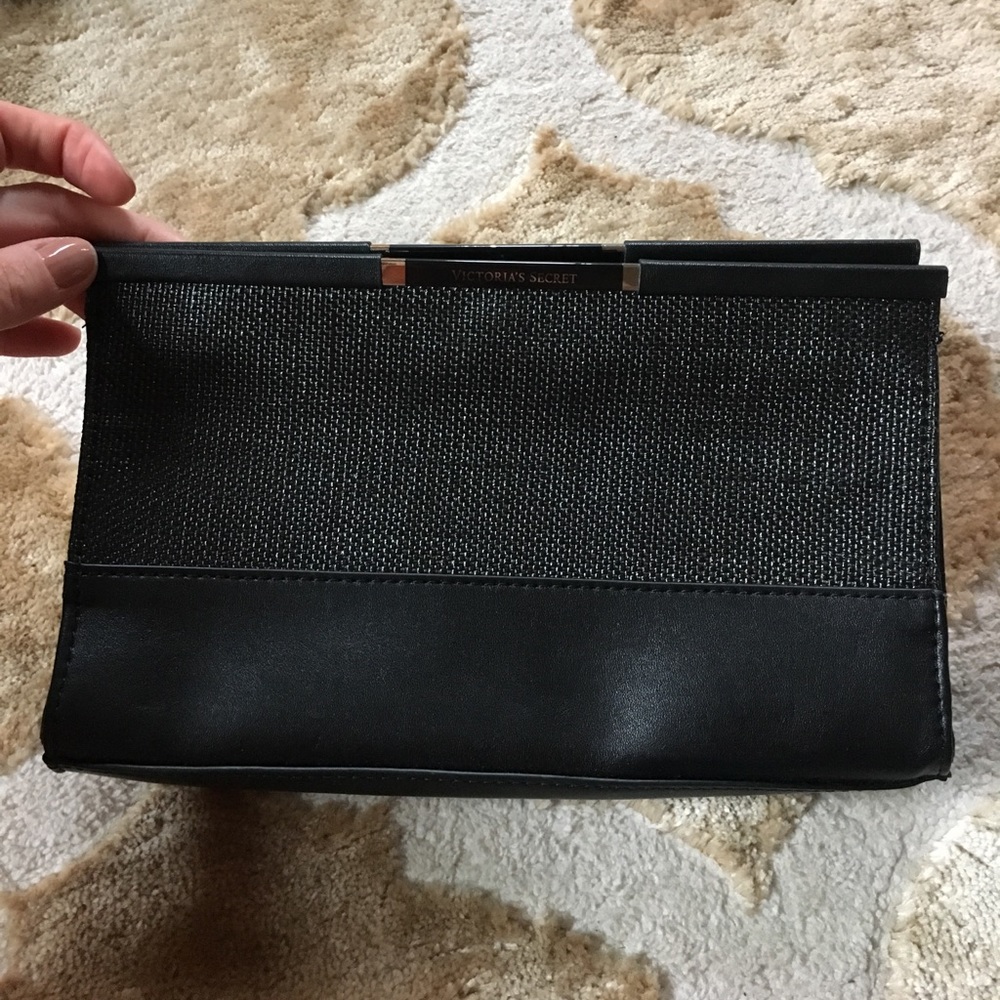 Black makeup bag
