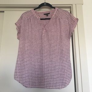 Pink Striped Banana Republic shirt