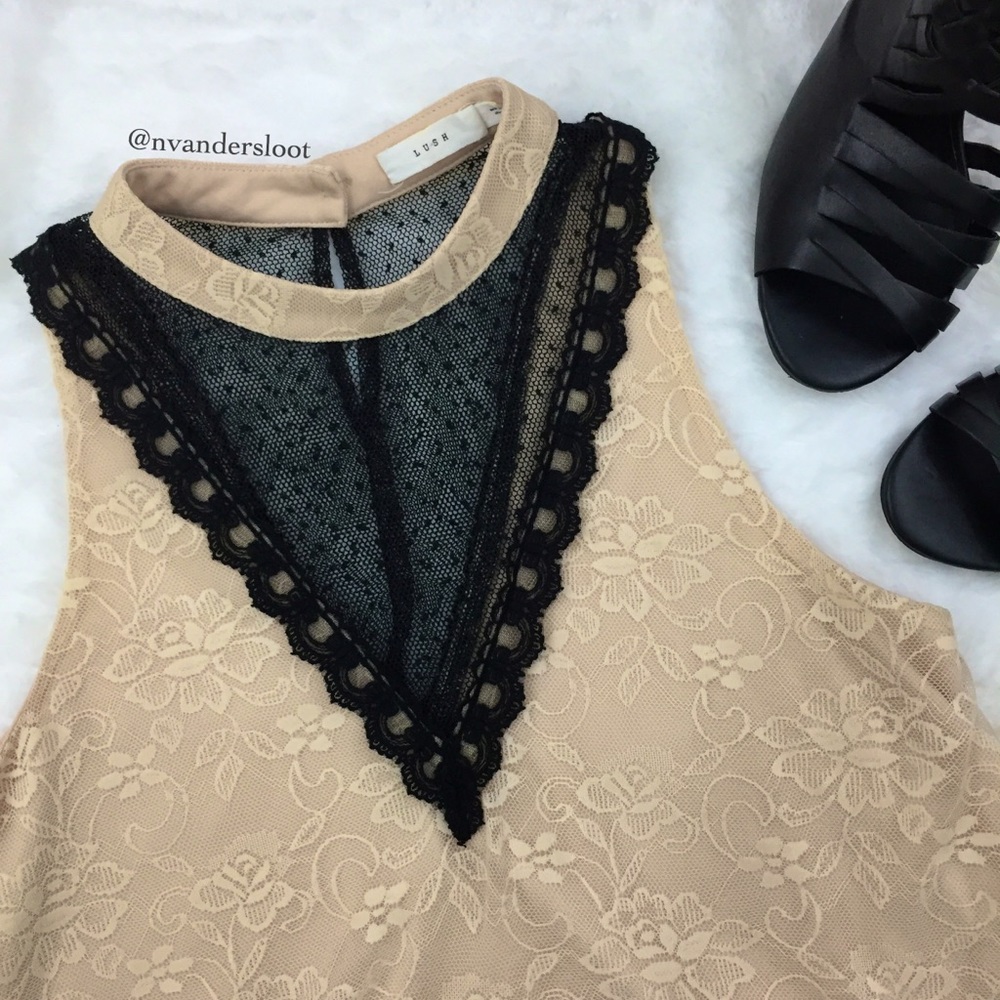 Lace Lush tank top