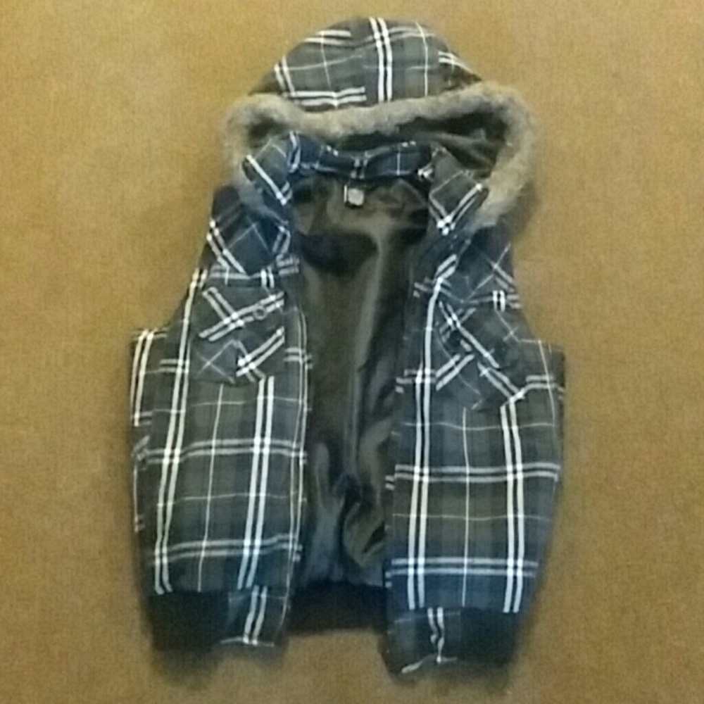 Plaid vest
