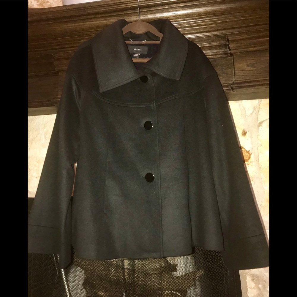 Alfani Wool Blend Coat