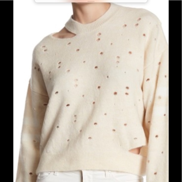 Topshop Distressed Sweater - Picture 3 of 5