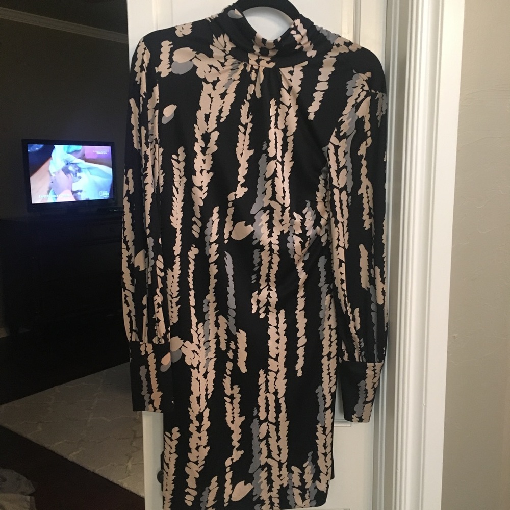 FINAL SALE Trina Turk dress, sz 4, navy