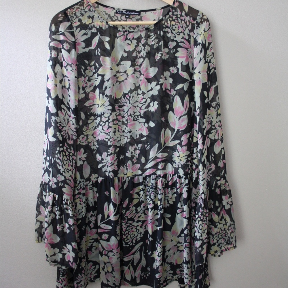 For Love & Lemons Floral print mini