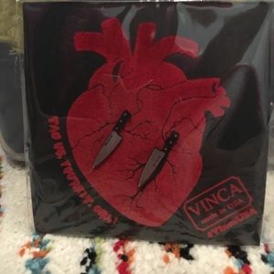 Knife earrings - surgical steel - NWT