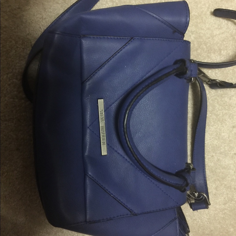 Steve madden blue purse crossbody