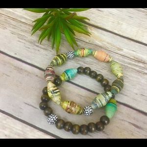 ANTHROPOLOGY BRACELETS SET OF TWO