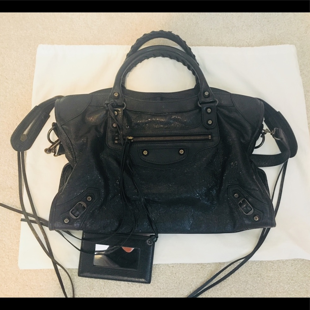 Balenciaga Black Classic City Bag
