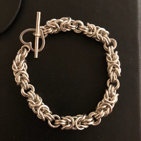 Jewelry - Sale! Handmade Byzantine style silver bracelet