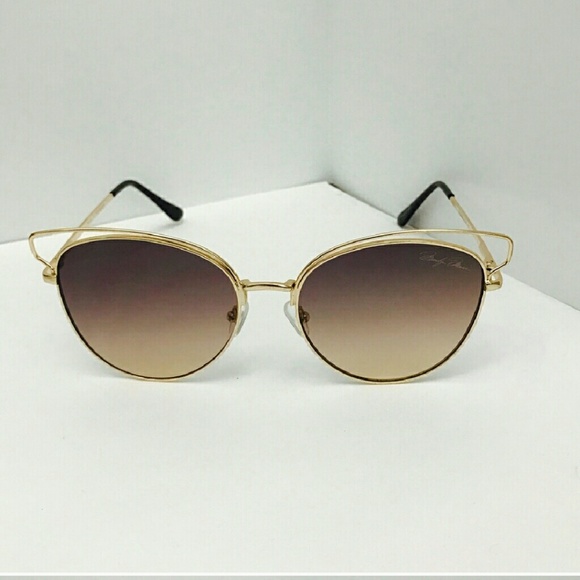 Gold Metal Cat Eye Sunglasses - BOGO - Picture 3 of 4