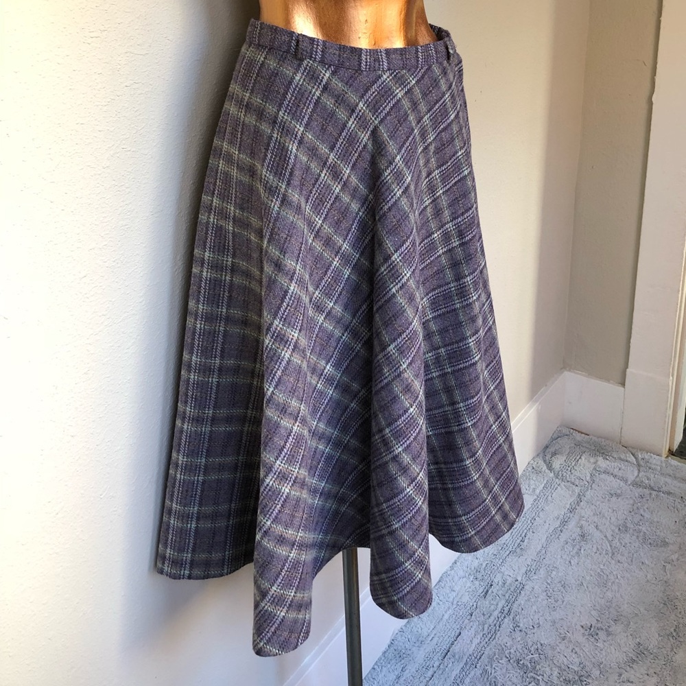 Vintage Midi A-line Skirt