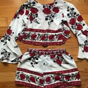 NWOT Boho Two Piece Set