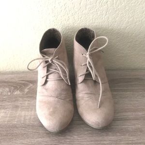 Taupe/Neutral Booties