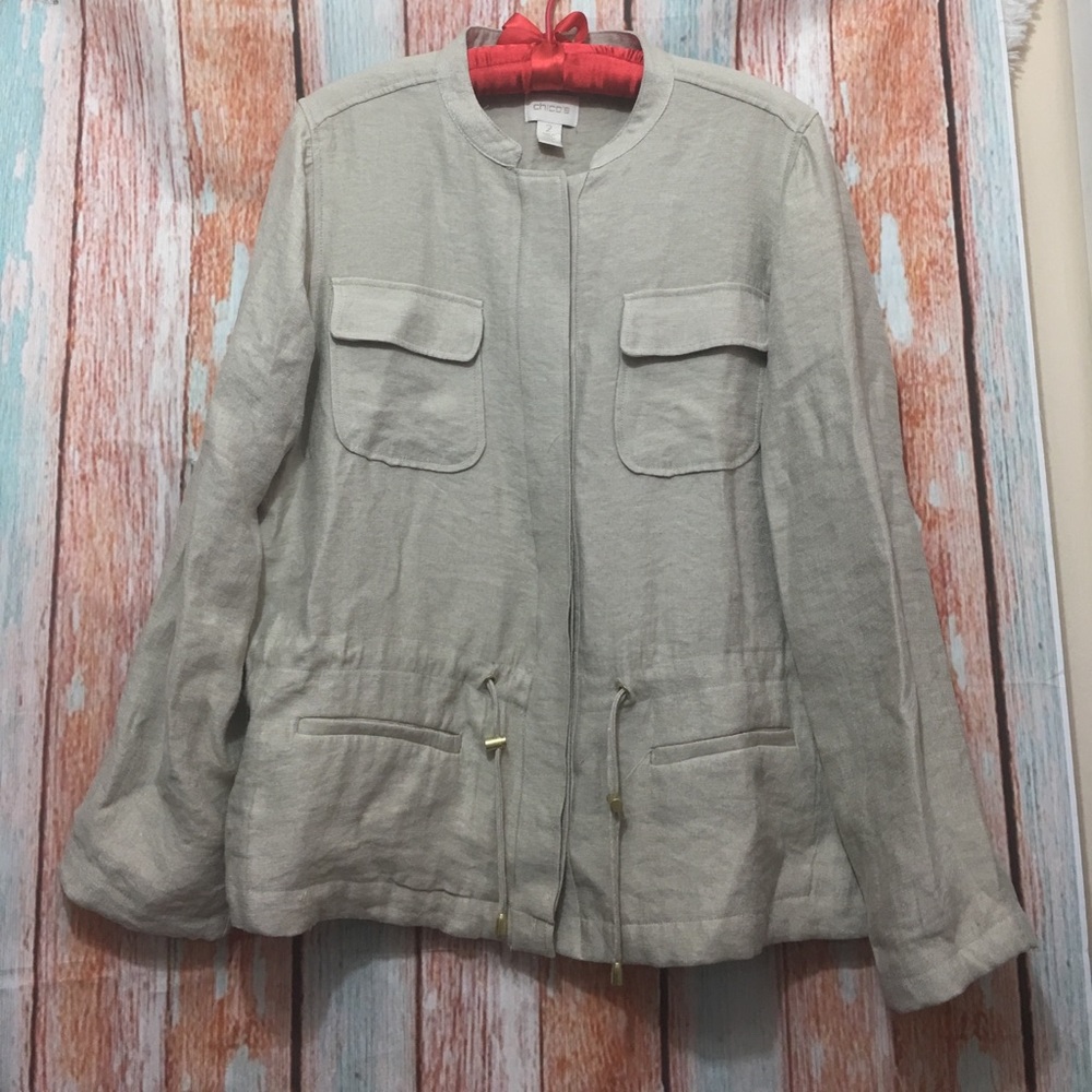 Chico's size 2 light brown jacket