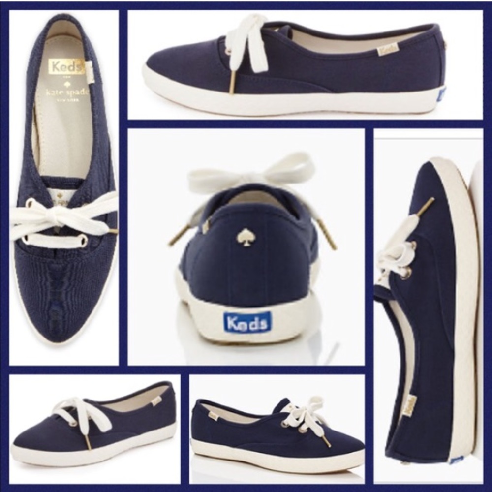 KEDS KATE SPADE sneakers!! Almond toe, cute!