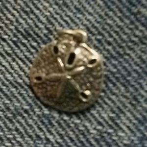 Silver dollar charm