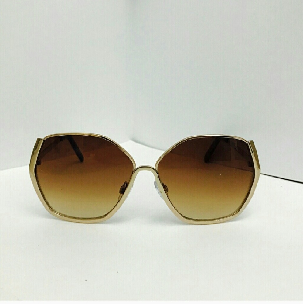 NWOT Gold Geometric Sunglasses - BOGO