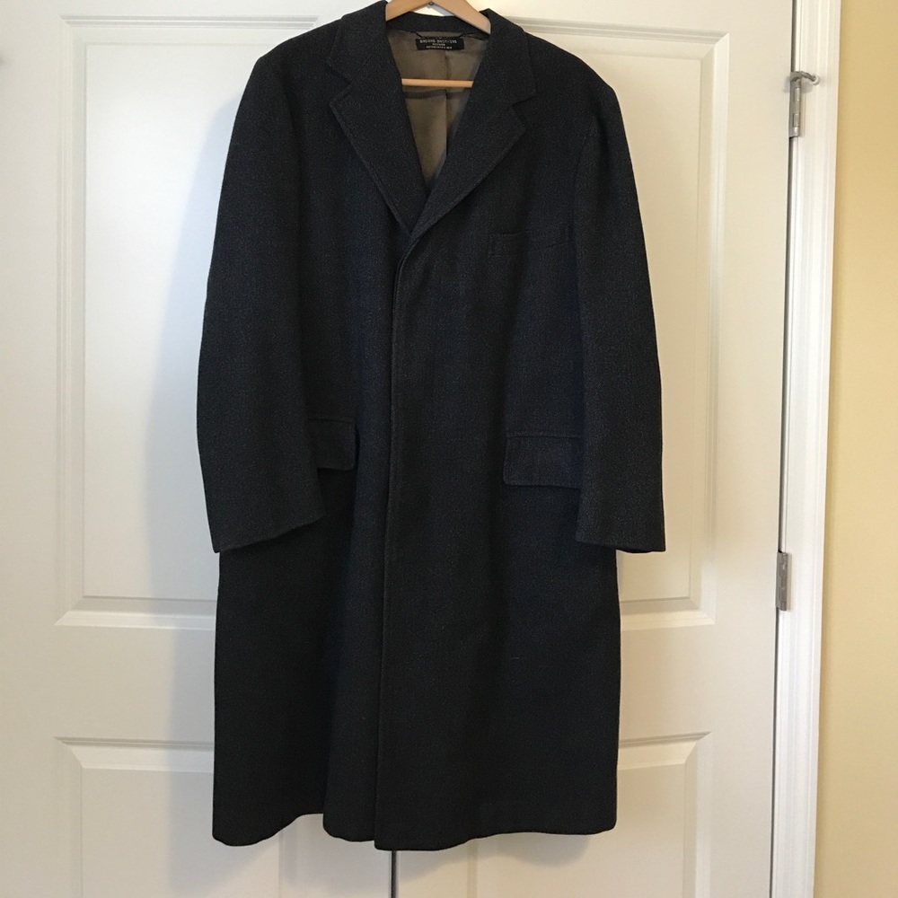 Men’s Brooks Brothers wool overcoat